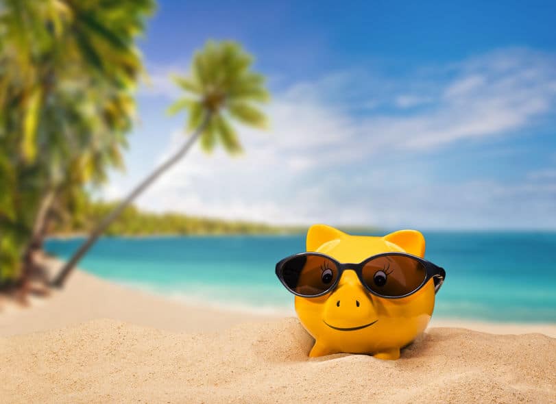 Piggy Bank on Beach