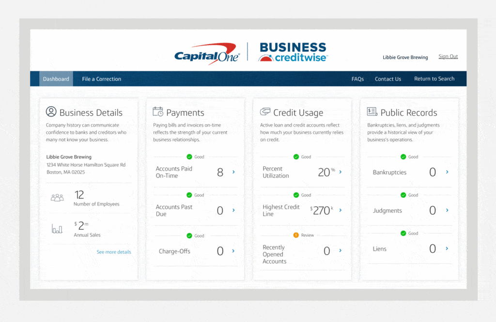 Capital One Business Banking