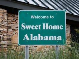 Alabama State sign