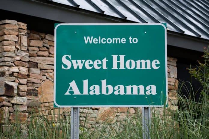 Alabama State sign