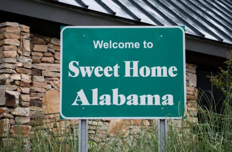 Alabama State sign
