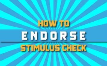 How To Endorse Stimulus Check How To Endorse Stimulus Check